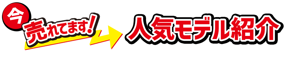 今売れてる 人気モデル