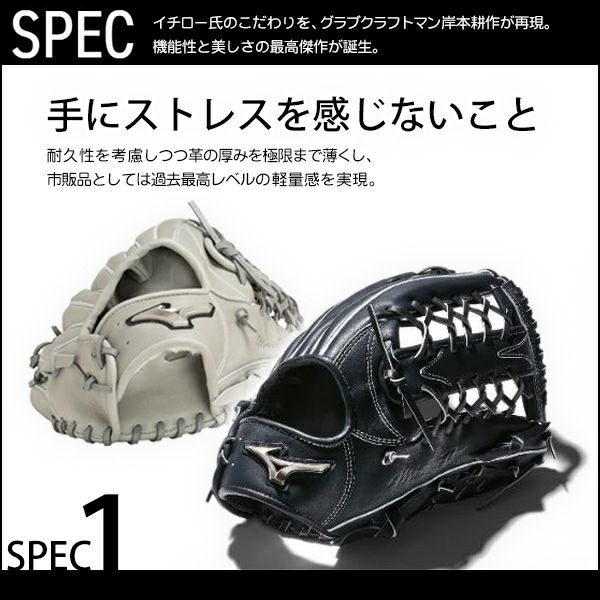 軟式グローブ / ミズノ 外野手用 軟式グラブ 右投げ