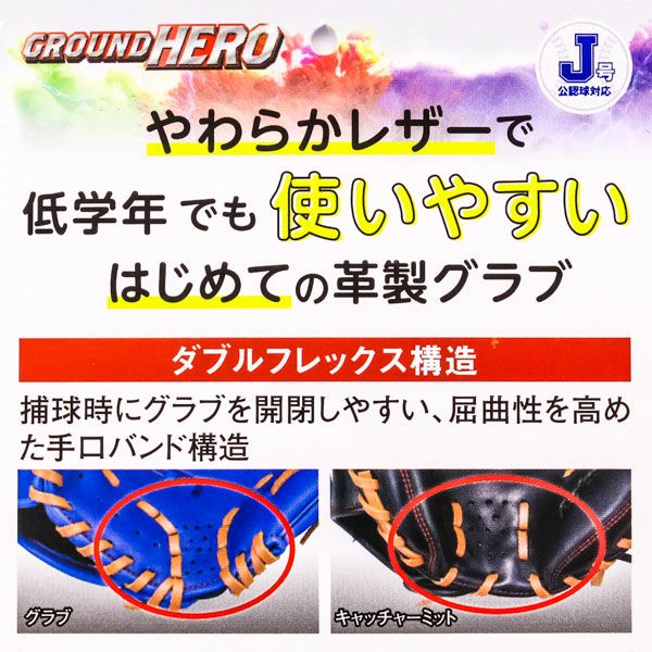 少年野球 グローブ / ゼット オールラウンド Mサイズ 左投げ グランド